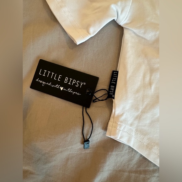 NWT Little Bipsy Favourite Tee - White - 0-3M - Picture 3 of 5